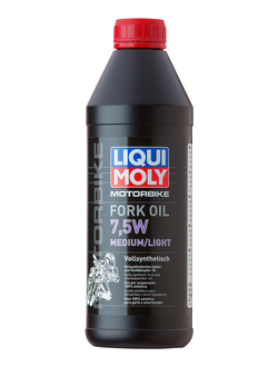 Масло для вилок и амортизаторов 7,5 W (синтетическое) Liqui Moly Motorbike Fork Oil Medium/Light 7,5W - 1 Л (2719)