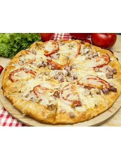 Курица с беконом