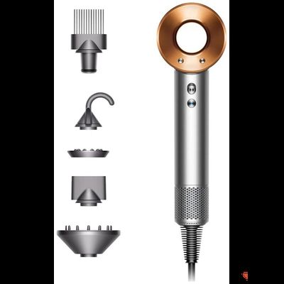 Фен Dyson Supersonic HD07 никель-медь с подарочным боксом и расческами