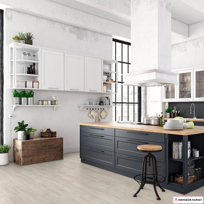 Ламинат Rooms Penthouse Дуб Эльба Белый R1229A 33 класс толщина 12 мм с фаской 1.318 м2