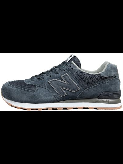 New Balance 574 Retro Metallic Patch Blue