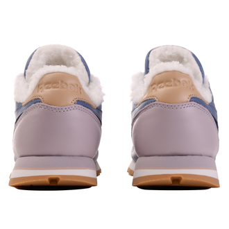 Кроссовки Reebok Classic синие низкие женские с мехом