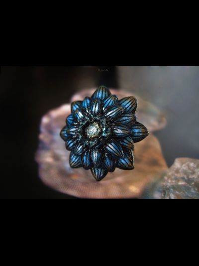 Космическое кольцо-цветок "Свет Полярной звезды"