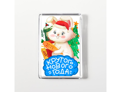 Магнит акриловый год Кролика №24