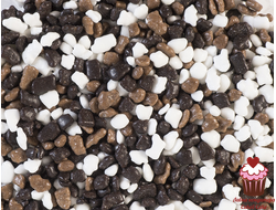 Посыпка из шоколадной глазури «Крошка Люкс» трёхцветная, 50г