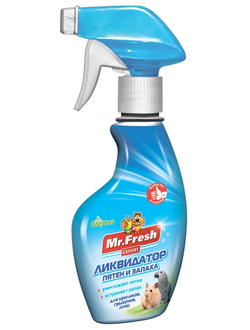 Mr. Fresh (Мистер Фреш) Expert спрей 2 в 1 ликвидатор пятен и запаха для птиц и грызунов, 200 мл