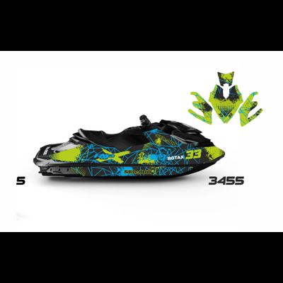 Наклейки на Гидроцикл SeaDoo BRP RXT RXP 215 260 300 2012-2017г. #3455