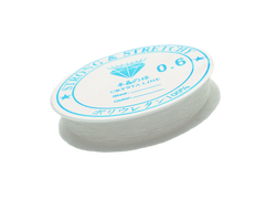 Нить силиконовая  прозрачная 0,6мм, 10м