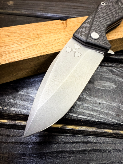 Складной нож URAN R сталь ELMAX, рукоять карбон