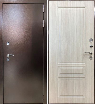 Термо Аляска сандал, Входная металлическая дверь Двери с терморазрывом, Входные двери для терморазрыв с защитой от промерзания