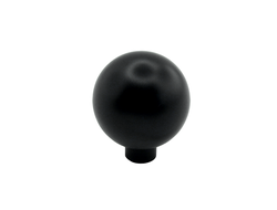 Ручка-кнопка  Dion черный матовый  (02.0453)  AQ *