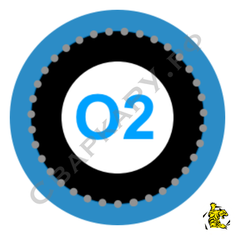 Рукав кислородный Амкодор синий ф6.3мм (III-6.3-2.0 ГОСТ 9356-75)