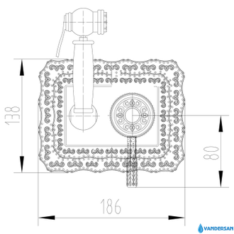 Смеситель для биде Jasmine  LM6619ORB