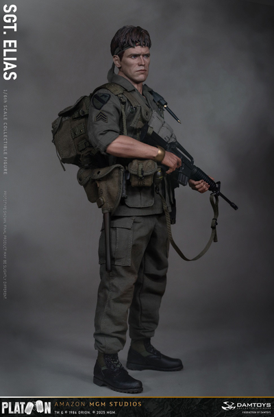 ПРЕДЗАКАЗ - Сержант Элиас Гродин ("Взвод", Platoon) - Коллекционная ФИГУРКА 1/6 scale Platoon Sergeant Elias (DMS047) - DAMTOYS ?ЦЕНА: 31700 РУБ.?