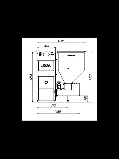 Пеллетный котел ZOTA &quot;Pellet&quot; - 25S Группа безопасности и Гидрострелка БЕСПЛАТНО)
