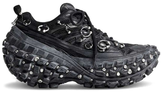 Balenciaga Defender Screw Sneaker With Piercings Black