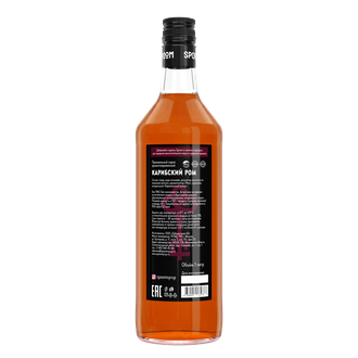 Сироп Spoom Карибский ром, 1 л (для кофе, коктейлей и десертов)