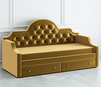 Кровать Clay золотая