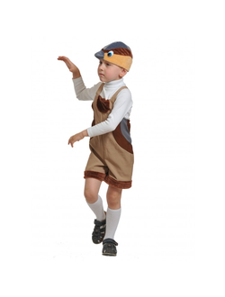 Воробей ткань-плюш