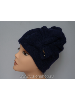 Синяя шапка шапка зима 2017