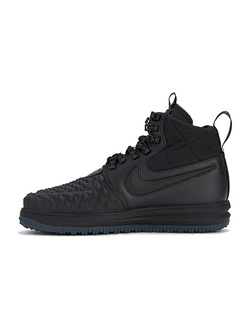 Nike Lunar Force 1 Duckboot black черные с синим