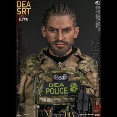 Агент Специальной группы реагирования Эль-Пасо - Коллекционная ФИГУРКА 1/6 scale DEA SRT (Special Response Team)  AGENT - EL PASO (78063) - DAMTOYS - ПОВРЕЖДЕНА КОРОБКА