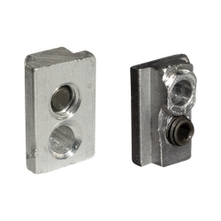 Металлический подпятник для торговой конструкции