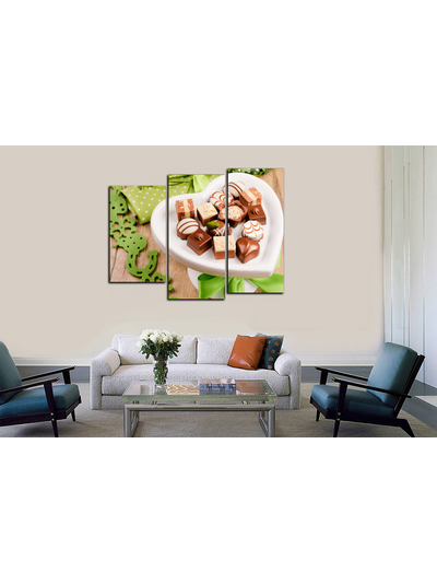 Модульная картина "Конфеты в вазе"