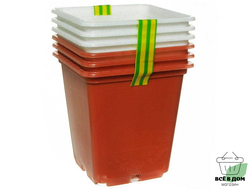 Набор горшков для рассады 6шт*0,5л микс