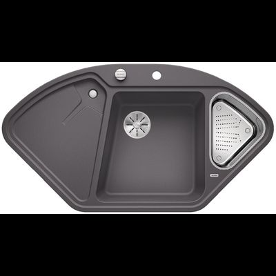 Мойка Blanco DELTA II-F SILGRANIT c кл.-авт. InFino, 523671