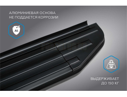 Пороги на Lada Niva Legend 2023- Black-Premium