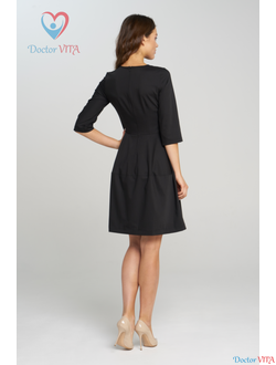 ПЛАТЬЕ медицинское Dr.Super "Happy" черное