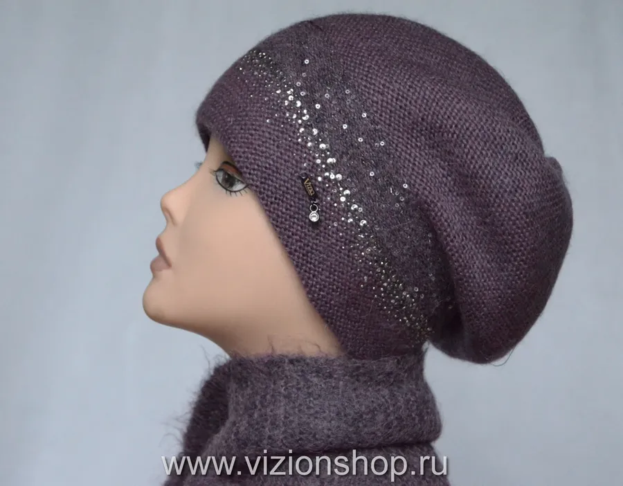 Брендовые шапки и шарфы Vizio Collezione зима 2020 фото