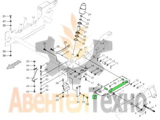 002412171 / 2412171  Гидравлический цилиндр COMPRIMA CF 155 XC (ППРО-155)