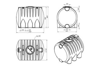 Емкость 5000 литров серия HR