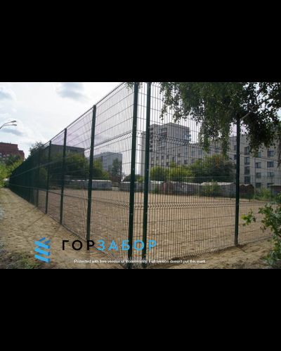 Решетчатый 3D забор пруток 5мм в полимере