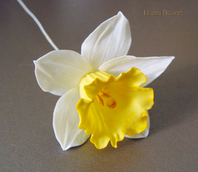 "Серединка нарцисса большая 3д" Силиконовый молд (вайнер)