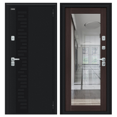 Thermo Флэш Декор-2 Букле черное/Wenge Veralinga