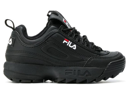 Fila Disruptor 2 Черные кожаные (36-46)