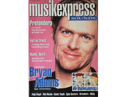 Musikexpress Sounds Magazine June 1994 Bryan Adams, Иностранные музыкальные журналы, Intpressshop
