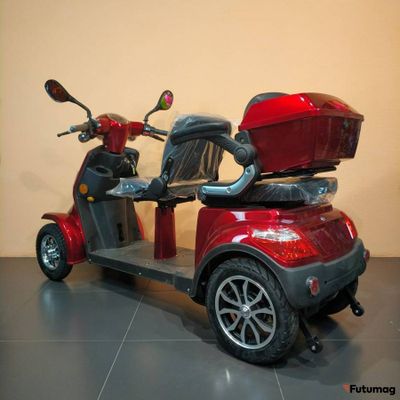 Электроскутер четырехколесный двухместный Syccyba 4rike X2