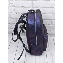 Женский кожаный рюкзак Anzolla Premium indigo (арт. 
3040-56)