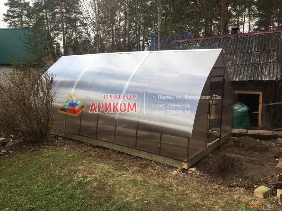Теплицы и сотовый поликарбонат в Перми от Ариком