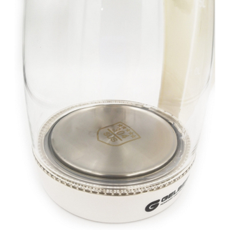 Чайник электрический Gelberk GL-407 ,белый , стекло, 1500 Вт, 1,5 литра