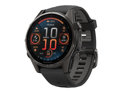 Garmin Fenix 8 43mm Amoled Sapphire Titanium Carbon Gray DLC with Black/Pebble Gray Band (010-02903-20 / 010-02903-21 / 010-02903-28)