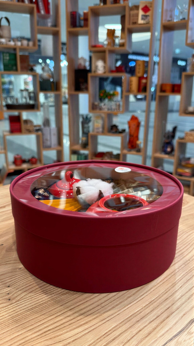 Набор №11 китайского чая с банкой для хранения чая в форме китайской тыквы (ху лу)