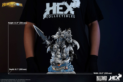 Король-Лич (серия Warcraft, HearthStone) - КОЛЛЕКЦИОННАЯ СТАТУЯ 1/10 The Lich King (HEXHS002) - HEX Collectibles x Blizzard
