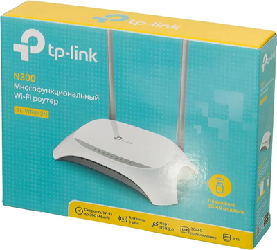 Wi-Fi роутер TP-Link WR842N Белый