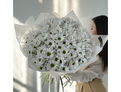 Букет из 25 хризантем