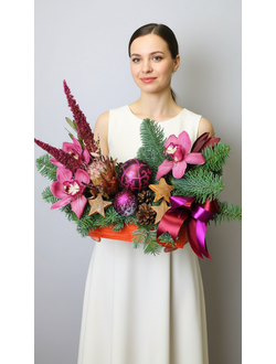 Новогодняя композиция № 1121